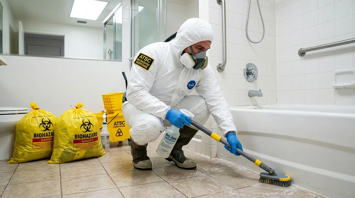 Decontamination equipment deployed for Blood Cleanup in Guilford